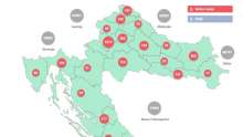 Croatia Reports 59 COVID Cases, 15 Deaths