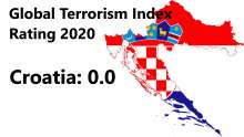 Croatia is a completely safe country according to the 2020 annual report based on the Global Terrorism Index