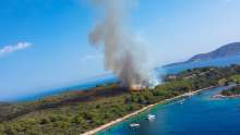 Vlaka Bay Fire Breaks Out Near Hvar Island (VIDEO)