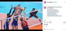 Croatia against France in EuroVolley 2021 Round of 16 in Belgrade