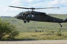 Two Black Hawk Helicopters Arrived in Croatia Today from the US