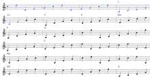 TCN as a melody