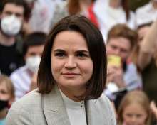 Belarusian dissident Sviatlana Tsikhanouskaya