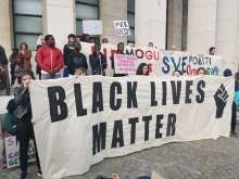 Black Lives Matter Protest Held in Zagreb