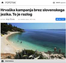 Croatian National Tourist Board Forgets Slovenia in Safe Stay in Croatia Campaign