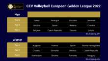 Croatia Men's and Women's Volleyball in 2022 CEV European Golden League
