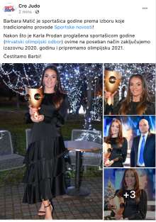 Barbara Matic and Domagoj Duvnjak Named Best Croatian Athletes of 2020